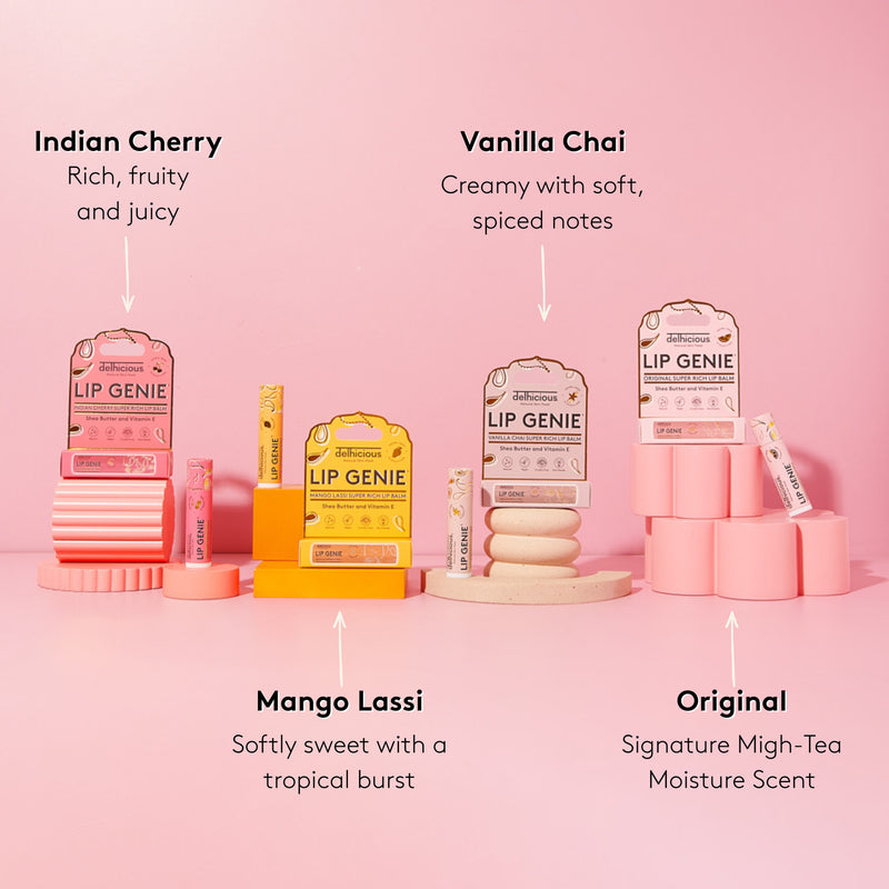 Delhicious Indian Cherry lip balm 4.25g (British brand)