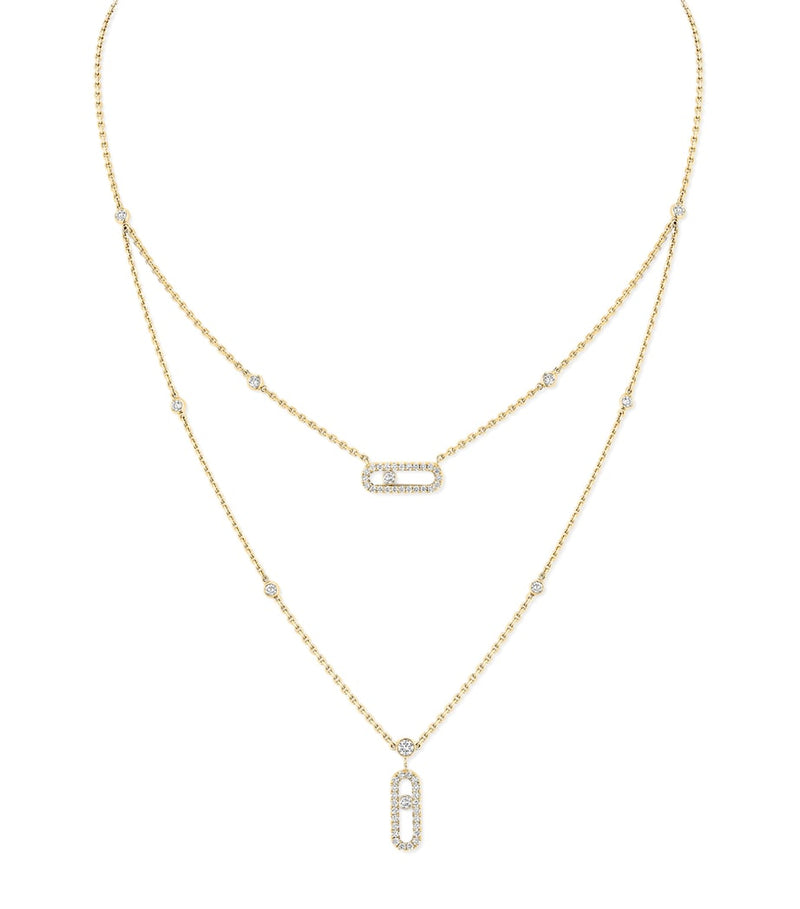 Messika Move Uno gold necklace 0.60ct - British product