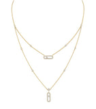 Messika Move Uno gold necklace 0.60ct - British product