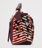 LOEWE x Albers Puzzle top-handle bag with hand-woven cotton (British brand)