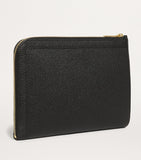 Thom Browne mini leather folio pouch, imported from the UK