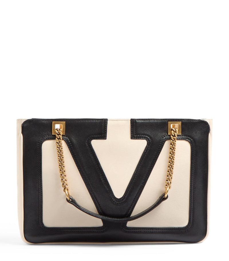 Valentino Garavani small lambskin Viva Superstar tote bag - British product