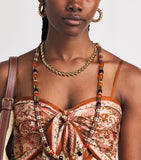 Eddie Borgo gold-plated Torsade hoop earrings (British brand)