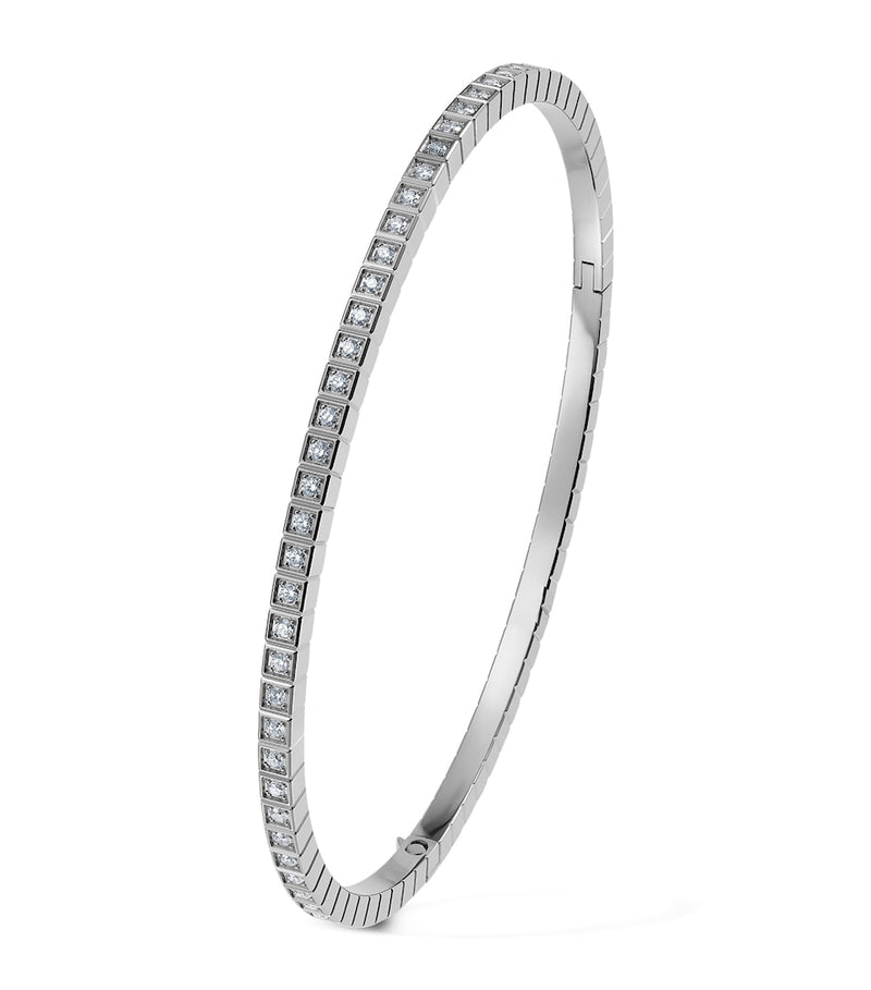 Chopard Ice Cube white gold diamond bangle - British product