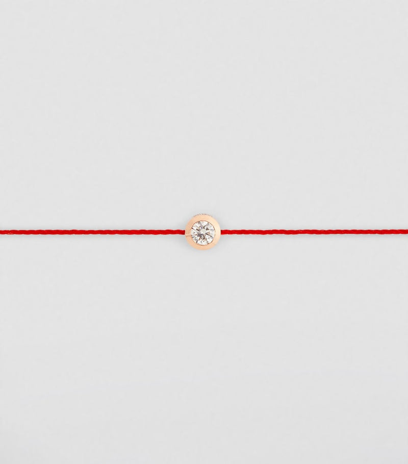 Redline rose gold diamond pure bracelet, imported from the UK
