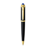 Harrods Luxury Ballpoint Pen with Palladium Detailing and Blue Resin Cabochon- Buy online at McGrocer