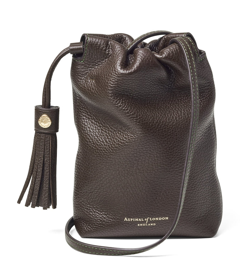 Aspinal of London Soho cross-body leather pouch (British brand)