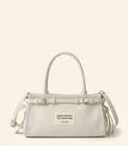 Prada small suede Bonnie top-handle bag, imported from the UK