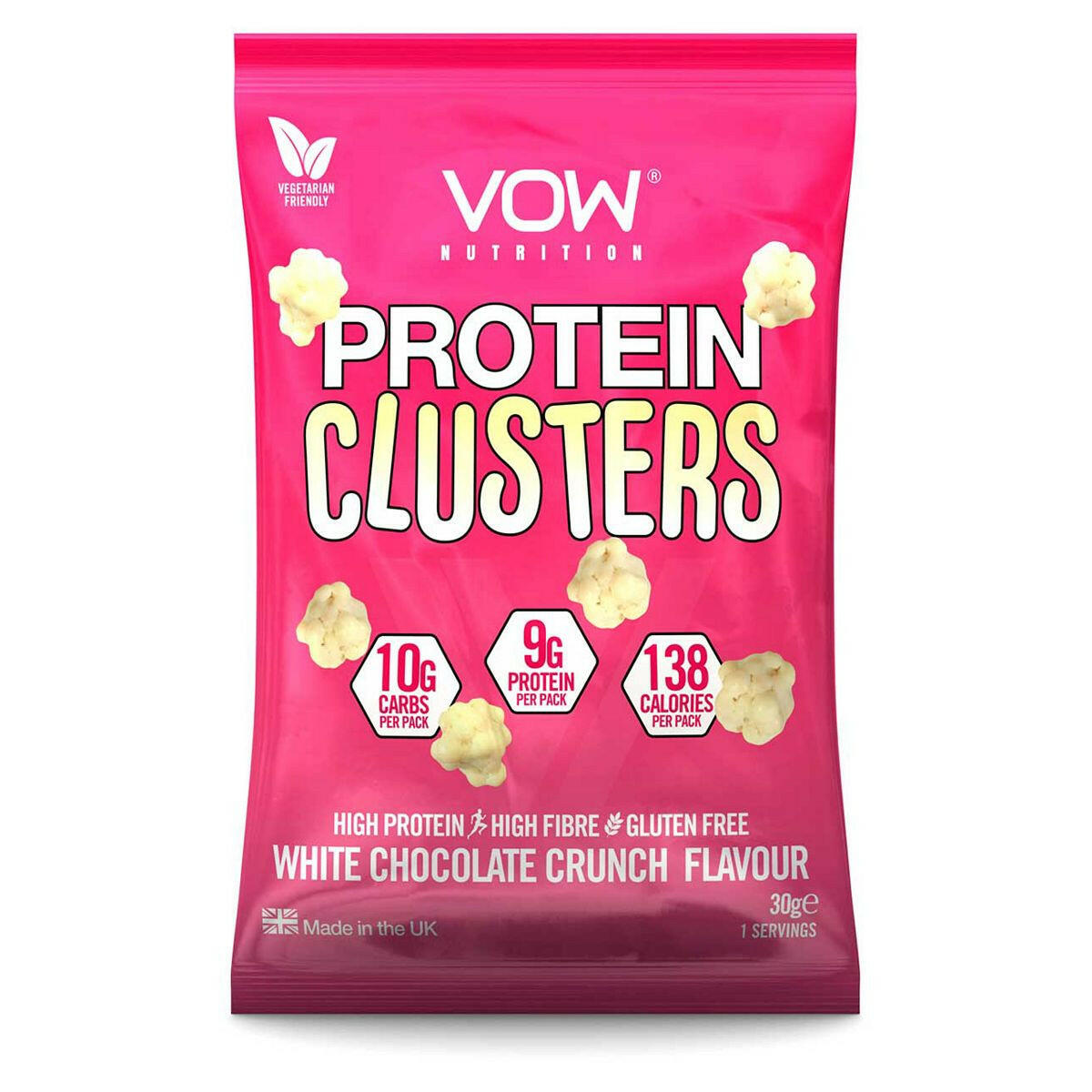 VOW Nutrition Protein Clusters White Chocolate Crunch 30g GOODS Boots