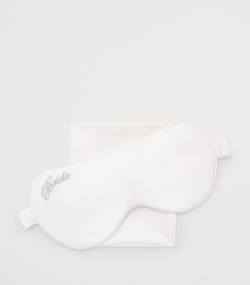 MANITO Mulberry Silk Bride Sleep Mask, imported from the UK