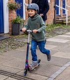 Micro Scooters Sprite Neochrome 2-wheel scooter for ages 6+, imported from the UK
