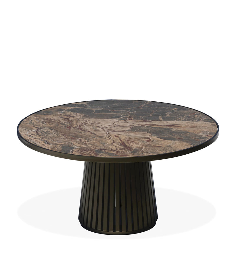 Indian Ocean Round Sierra 6-Seater outdoor table, UK version