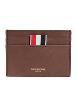 Harrods Thom Browne Leather Single Card Holder- Buy online at McGrocer
