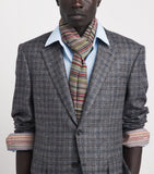 Paul Smith signature stripe wool-silk scarf, UK version