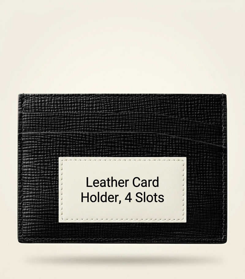 Cartier grained leather card holder - British product