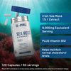 Applied Nutrition Sea Moss with Vitamin B12 capsules 120, imported from the UK