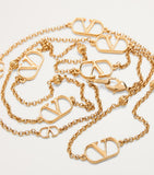 Valentino Garavani VLogo Signature necklace gold-tone (British brand)