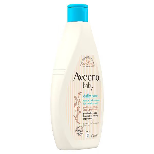 Aveeno Baby Daily Care Gentle Bath & Wash 400ml - British product