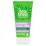 Superdrug Tea Tree Exfoliating Cream Wash Facial Cleanser 150ml- Buy online at McGrocer