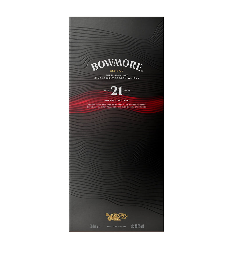 Bowmore 21-Year-Old Sherry Oak Cask Scotch Whisky 70cl - British product