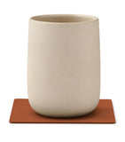 LIND DNA Nupo coasters set of 4 recycled leather - British product