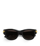 Timeless Gold-Tone Sunglasses with Recycled Acetate Frame