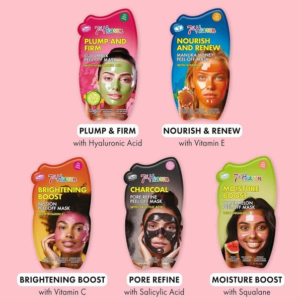 7th Heaven pamper hamper skincare set 10 masks (British brand)