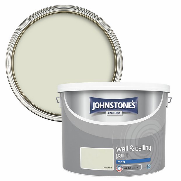 Johnstone's Magnolia wall and ceiling paint 10L, UK version