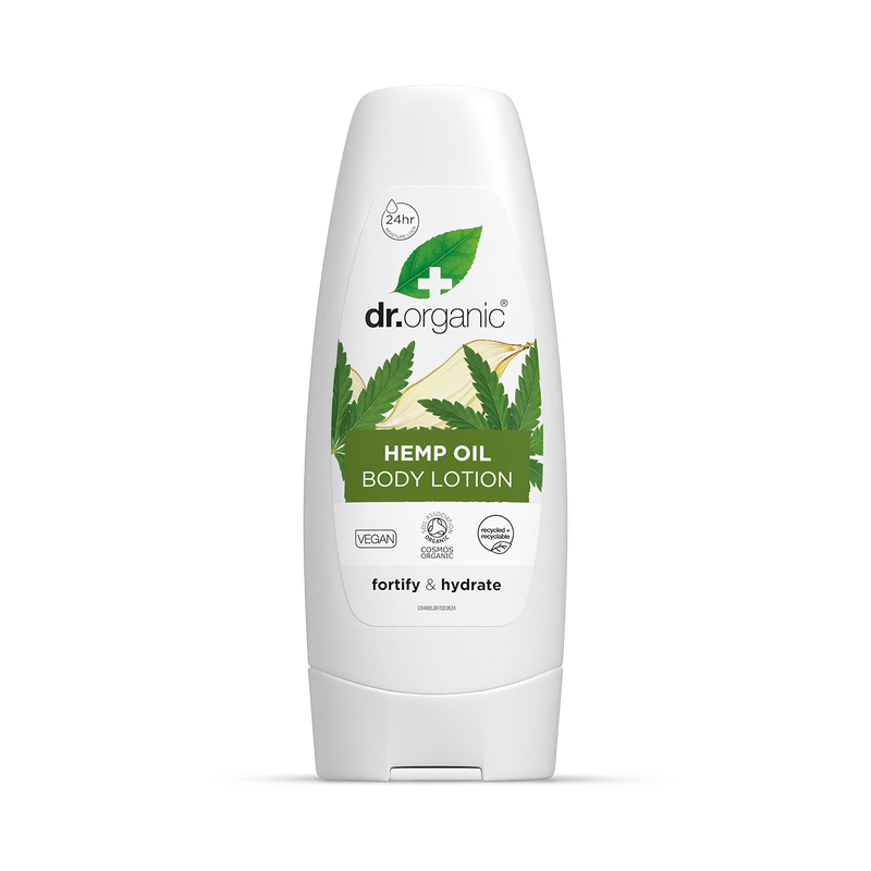Dr Organic hemp oil body lotion 200ml - British product
