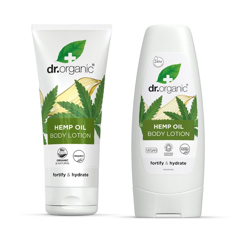 Dr Organic hemp oil body lotion 200ml - British product
