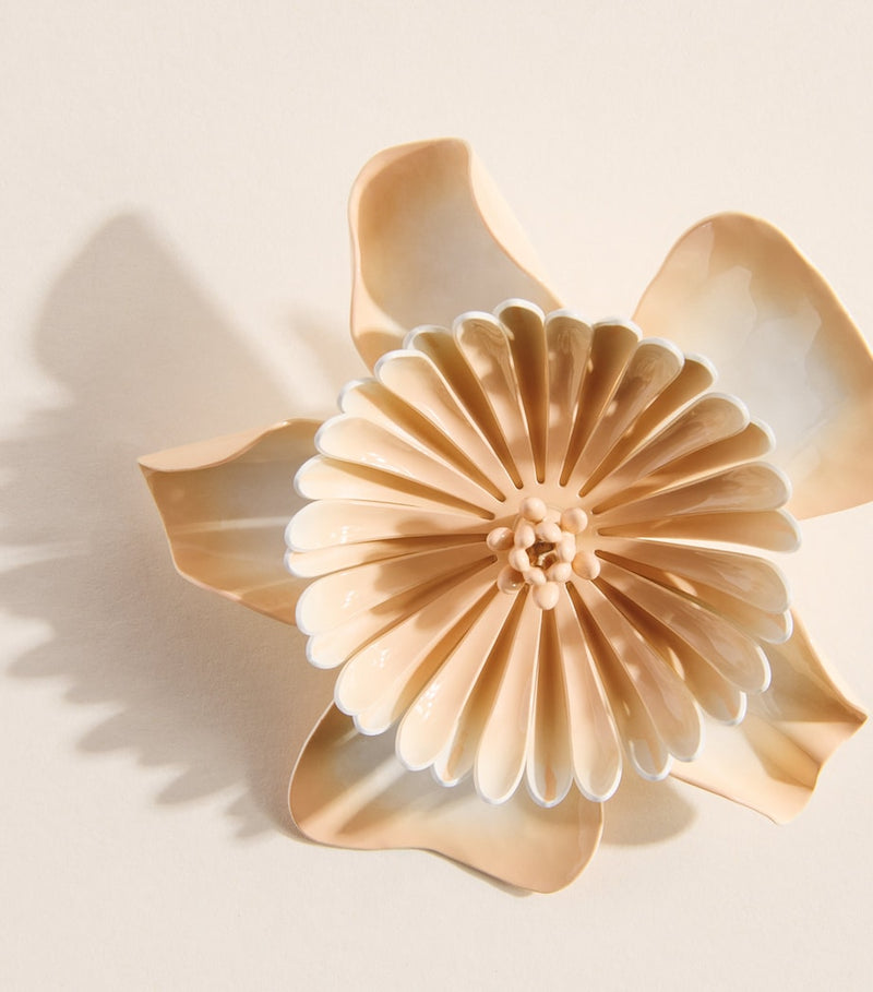 Chloé Bloom clip-on earrings floral design, imported from the UK