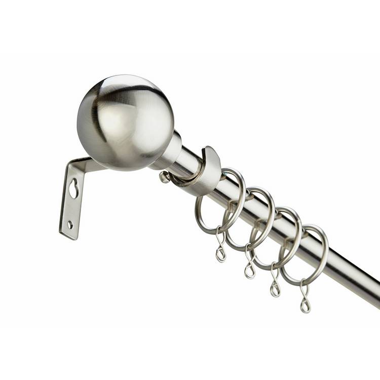 Argos Home extendable steel curtain pole 120-210cm - British product