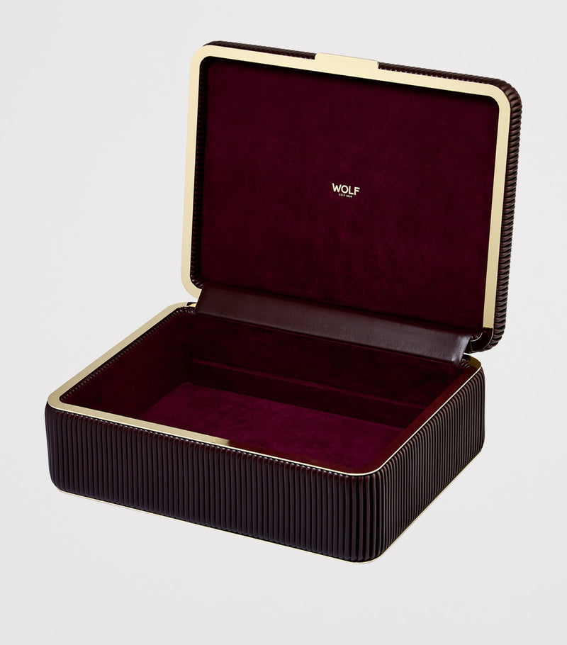 WOLF Large Bella jewellery box - British product