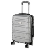 Argos Featherstone 8 Wheel Hard Cabin Suitcase - Silver- Buy online at McGrocer
