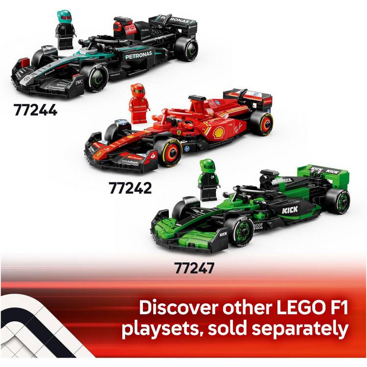 LEGO Speed Champions Mercedes-AMG F1 race car toy, imported from the UK