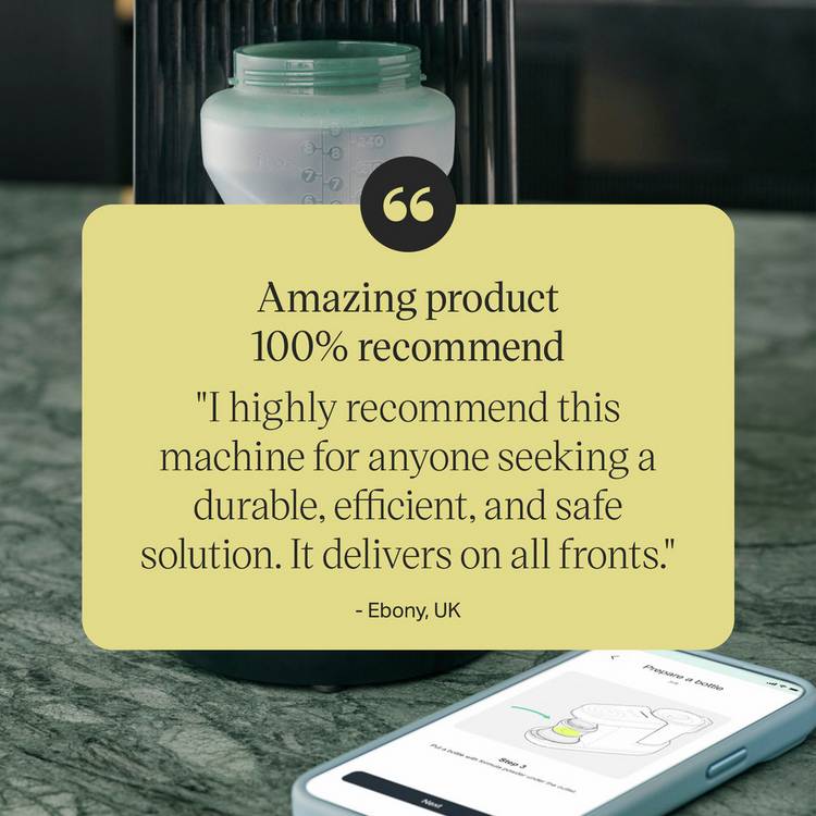 Tommee Tippee Perfect Prep baby formula maker in Slate, UK version