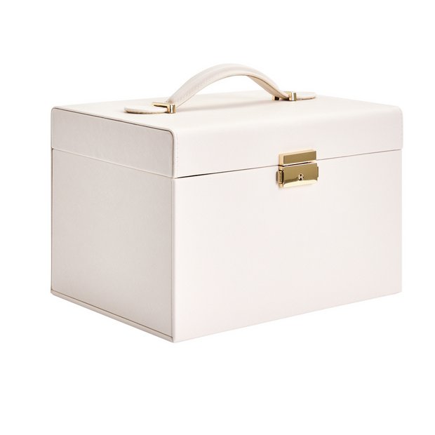 Argos Home large cream jewellery box with 3 drawers, UK version