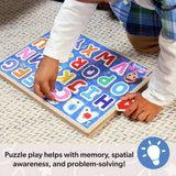 Melissa & Doug Ms. Rachel wooden alphabet puzzle 26-piece (British brand)
