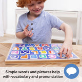 Melissa & Doug Ms. Rachel wooden alphabet puzzle 26-piece (British brand)