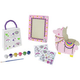 Chad Valley wooden craft set with paints and stickers - British product