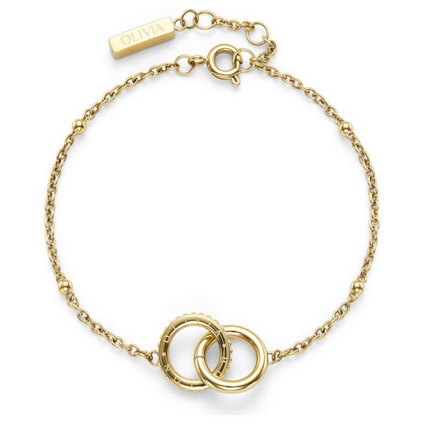 Olivia Burton interlock bracelet gold plated, UK version