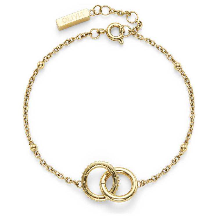 Olivia Burton interlock bracelet gold plated, UK version