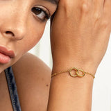 Olivia Burton interlock bracelet gold plated, UK version