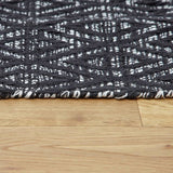 Argos Home geometric cotton flatweave rug 80x110cm (British brand)