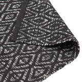 Argos Home geometric cotton flatweave rug 80x110cm (British brand)