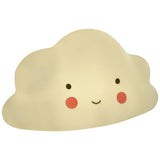 Searchlight cloud shaped LED night light white, UK version