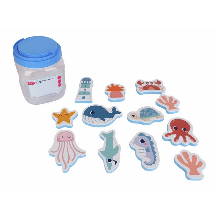 Chad Valley bathtime foam characters 12 pack, UK version
