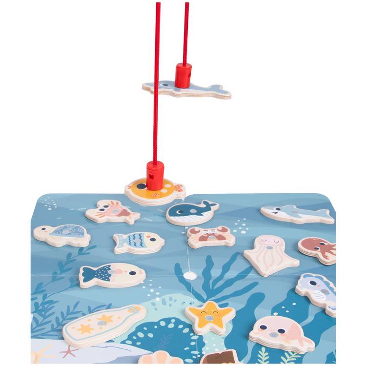 Chad Valley wooden under the sea fishing game (British brand)