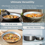 Tower 13 piece aluminium pan set grey - British product
