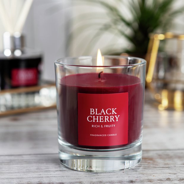 Wax Lyrical Black Cherry candle (British brand)